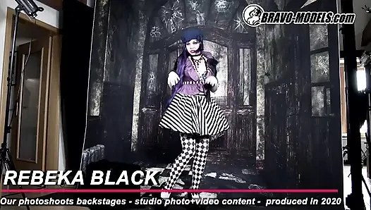386-Backstage photoshoot Rebeka Black - Adult