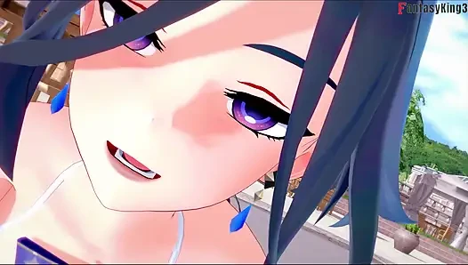 Clorinde - bikini sepong kontol - genshin impact