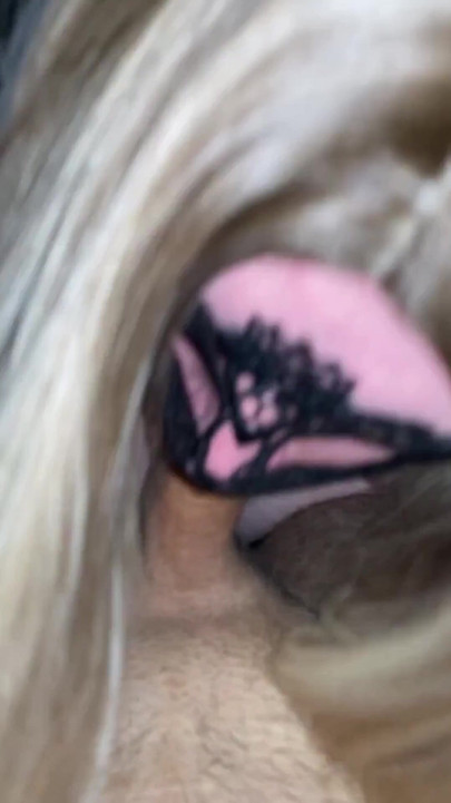 Emotional moment from "The nipple, with large lips, diligently sucks the"