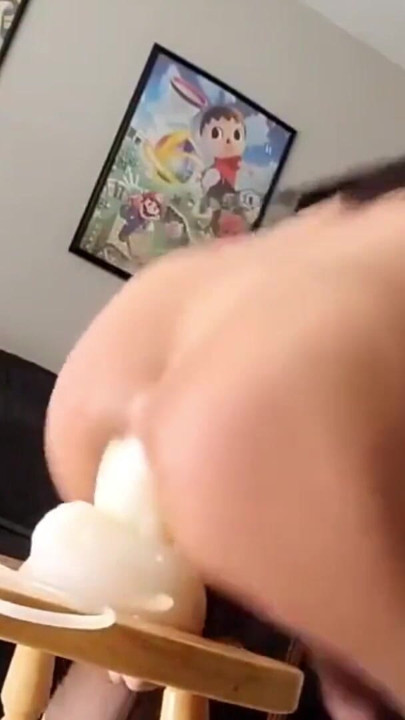 Coaching my anal dirka with a big toy | Clip 2