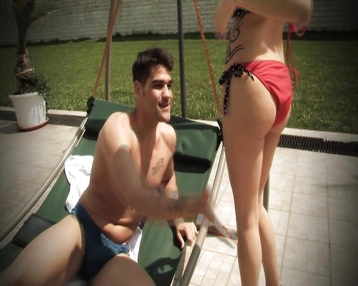 Geiler fick im garten