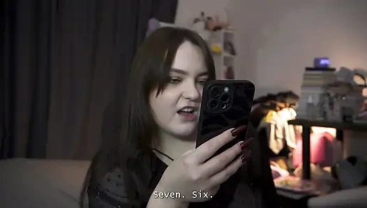 Porn story - they share a cum-filled kiss together after a sweet pegging