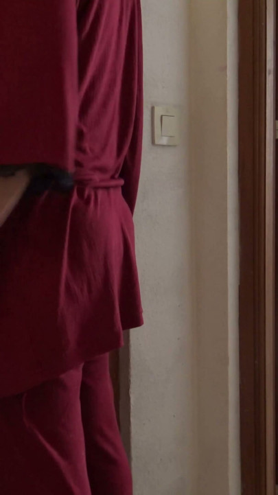 horny amateur wife seduces 18 year old delivery boy in front of cuckold husband | Clip 1