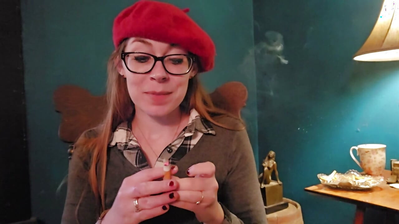 Ms.Thrope Smokes and Rants about her love of smoking fetish