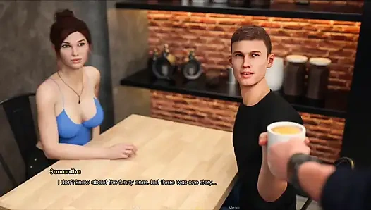 Lust academy #8: faith gave me a massage, Adelle is almost nude at the club