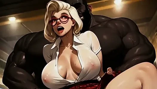 Gadis seksi 18 tahun lagi asik nyepong dan ngentot kontol di pertunjukan punks pertama mereka