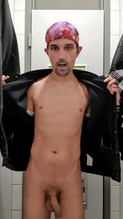 naked fun in a public toilet | Clip 1