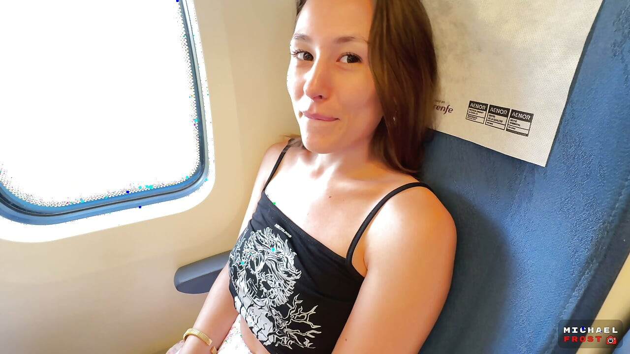Grateful Fellow Traveler Takes Cock in the Train Toilet