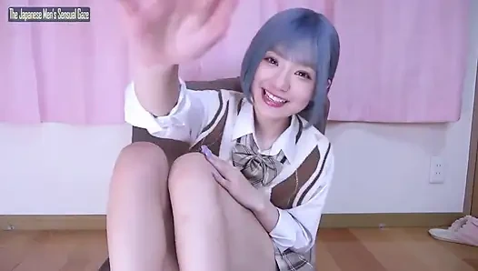 Cosplayer itu lewat obrolan langsung. Premium Broadcast Available