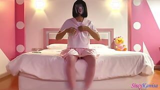Sisk Feminisierungstraining mit Süße Pinky Seifuku Episode 1: Anziehen