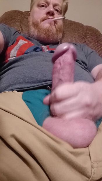 Stroking my Hard Cock for you tonight