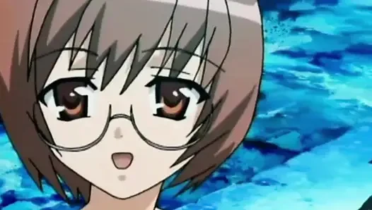 Friends supriced me and palyed hard with me japanese anime