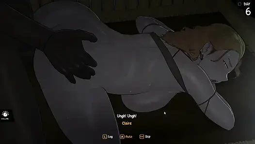 Hentai oyunu - tanrıçanın gelişi - sürtük ateşli seksi sarışın kadın amını kabile şefine parçalatıyor