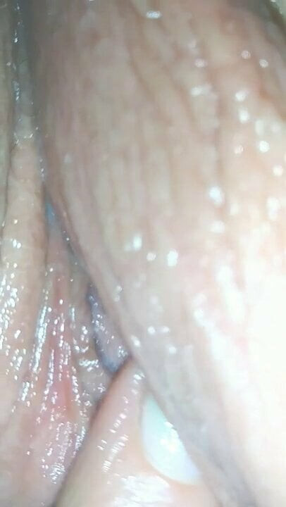 Wet pussy up close