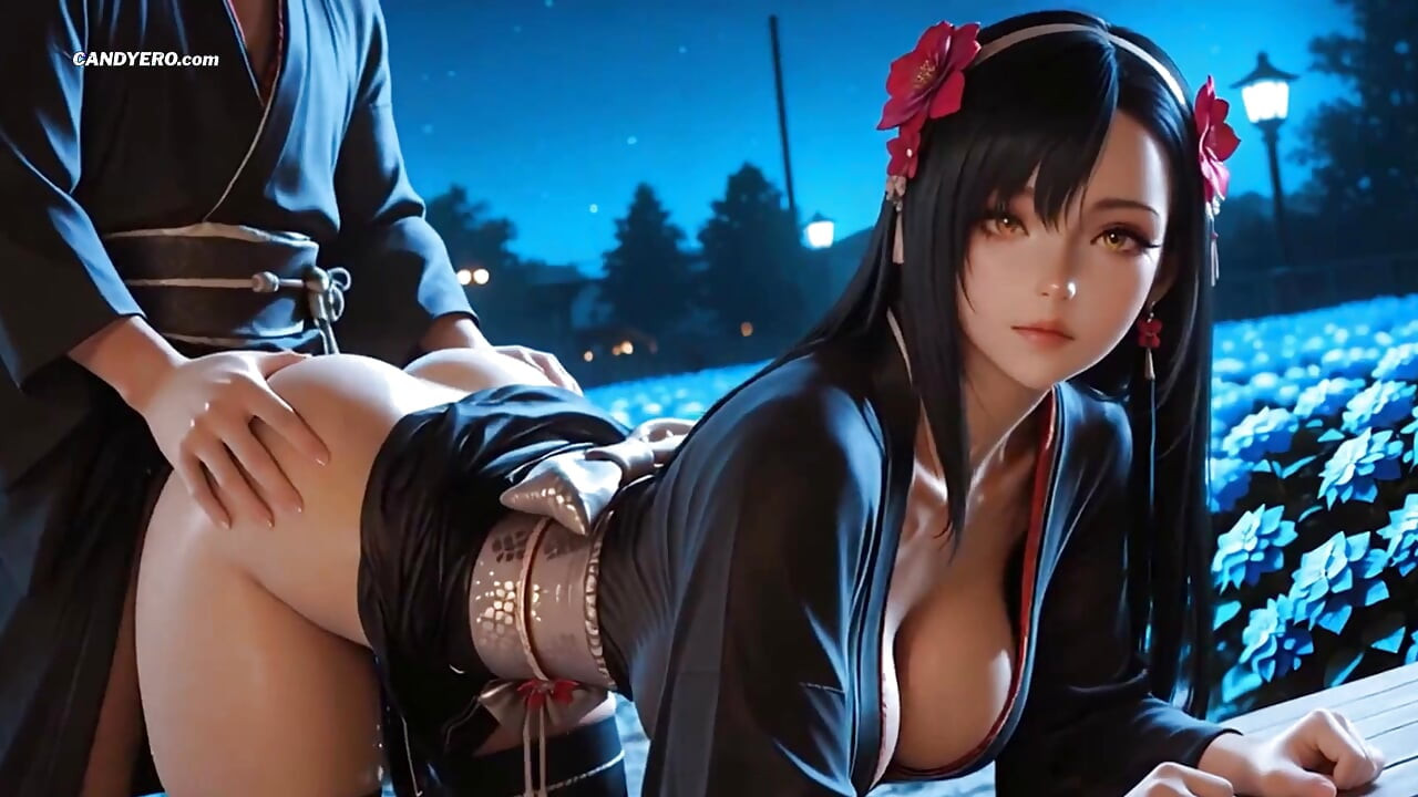 Ia generaba sexo de Tifa Lockhart en el Gardn lasciva