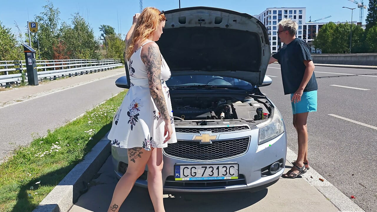 My Car Broke Down. a Stranger Fixed It in Exchange for a Blowjob and Sex.