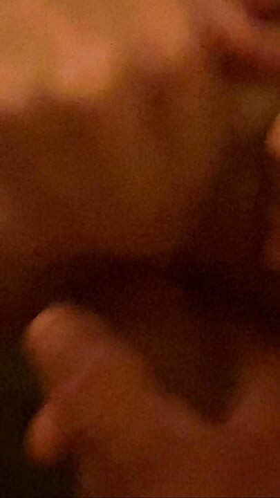 Squirting all over my step bros fingers