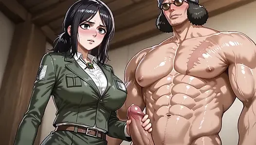 Kuzan (OP) x Pieck (AOT)