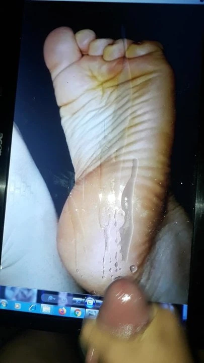 My Cousin feet Cum Tribute