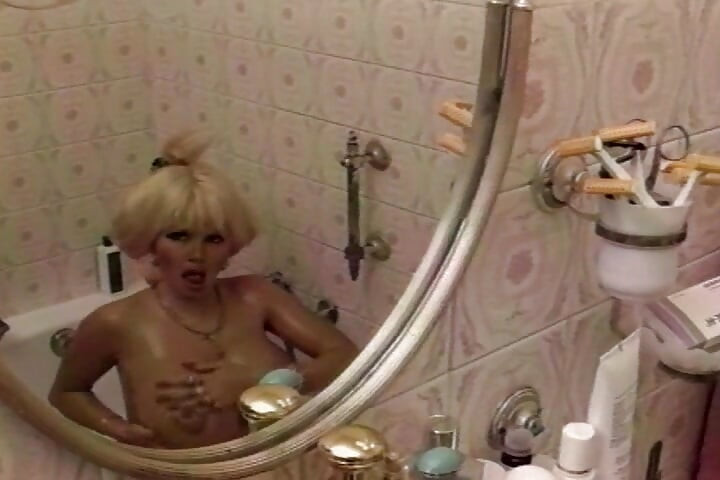 Blonde Big Titted MILF From France Showering