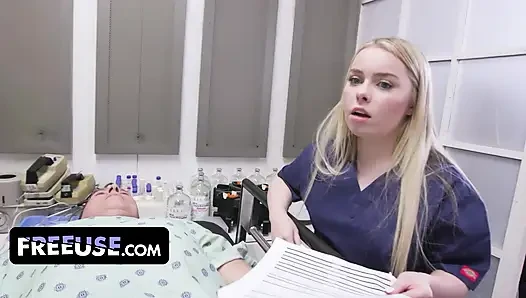 Dicke MILf haley spades & missa mars werden von perv doktor auf eine spezielle behandlung gefickt
