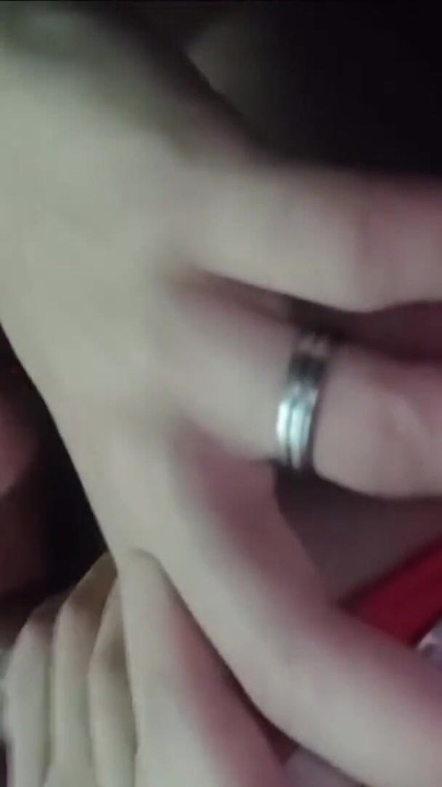 while gf waits for him i swallow his cum in front of her house | Clip 1