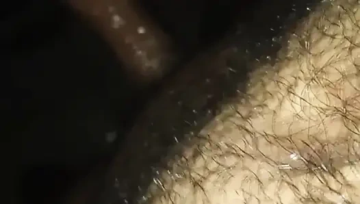 Guy masturbates with his partner and they end up