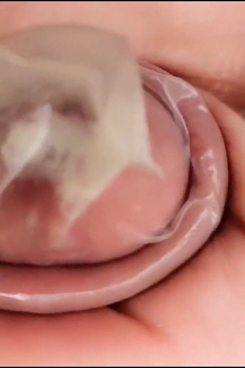 Edging with Condom It Is Creamy Precum, Two Horny Cumshots and Foamy Cum Mess