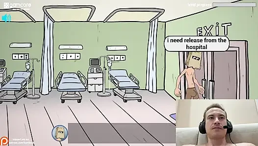 Fuckermen hospital – suster seksi dengan toket besar lagi asik nyepong kontol besarku di game dewasa