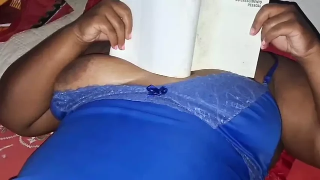 Hot stepsister giving blowjob