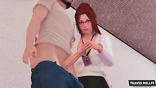 Privatunterricht mit dem rothaarigen professor scheitert den test, wird bestraft