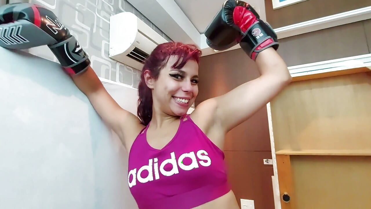 Real fight muay thai humilation - lets fight sweet blonde