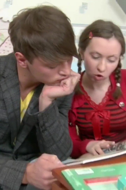 Cute teen claims that she is getting an extremely thick cock in her ass