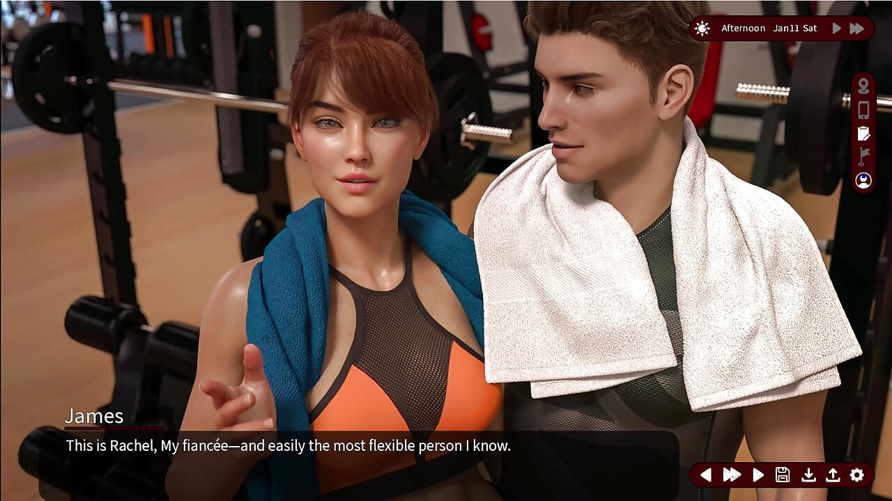 Whispers of Desire 7 Sarah and Alex Went to the Gym with Jessica
