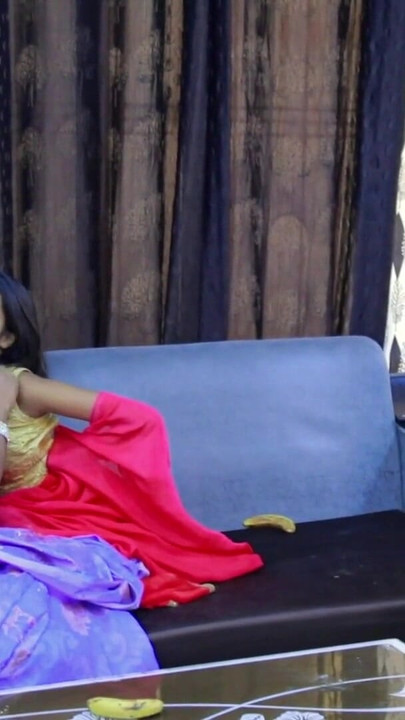 Nand bhabhi was having sex with a banana her friend saw it | Clip 2