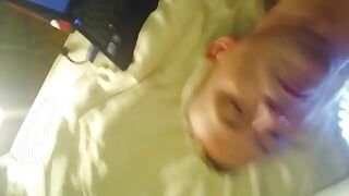 An Intense Orgasm from A Blowjob Cum in Mouth