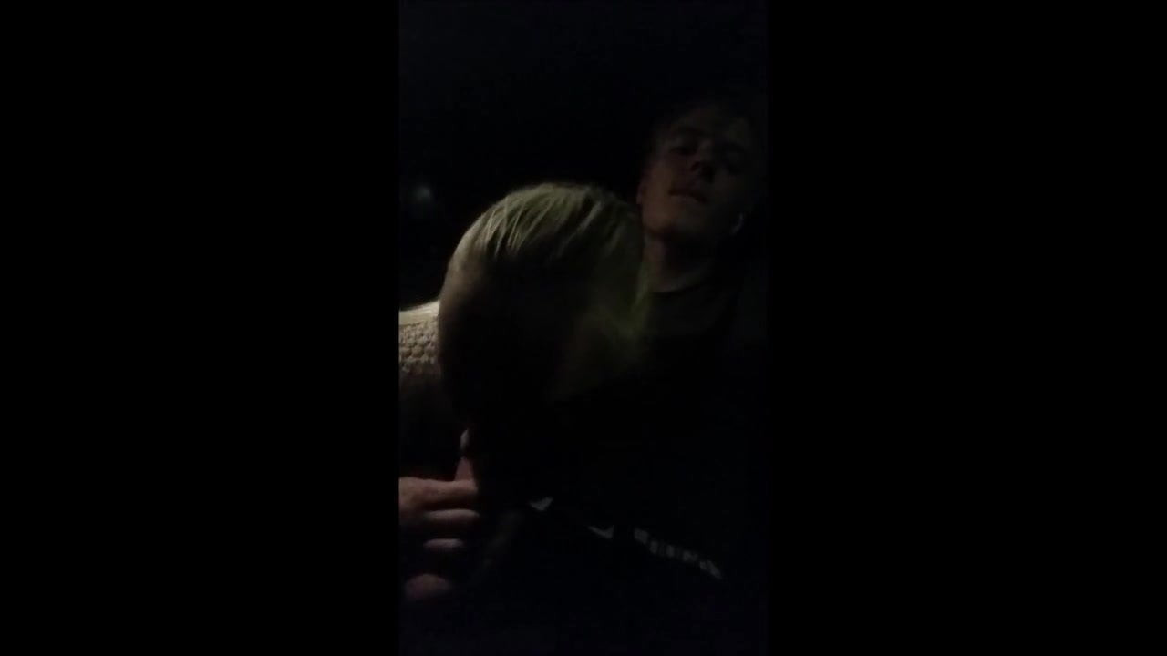Wife suck cock in car