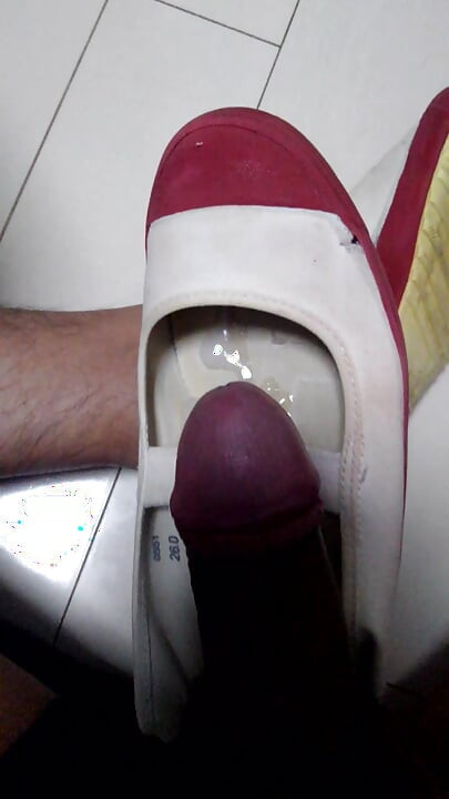 Ejaculation in School Shoes Part 2