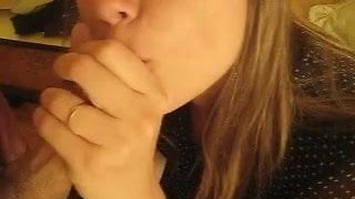 Nice girlfriend blowjob