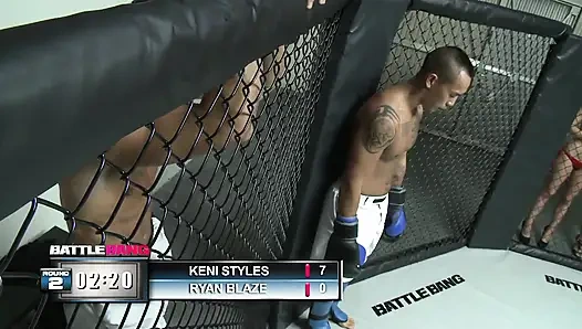 Vollbusige brünette wird anal geknallt