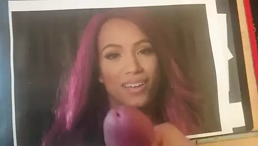 Boşalma tribut sasha banks wwe