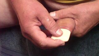Foreskin with soap bar