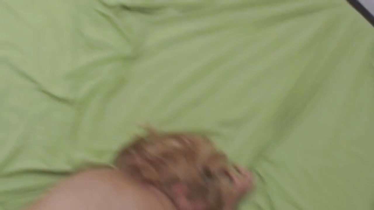Blonde MILF with big boobs begs for a cock