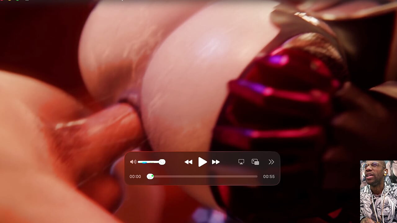 Anal Bulging a Fucking Slut Until She Squirts, Widowmaker Gets Creampied in Her Ass