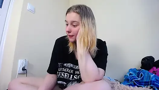 Ich hüpfe meine riesigen möpse