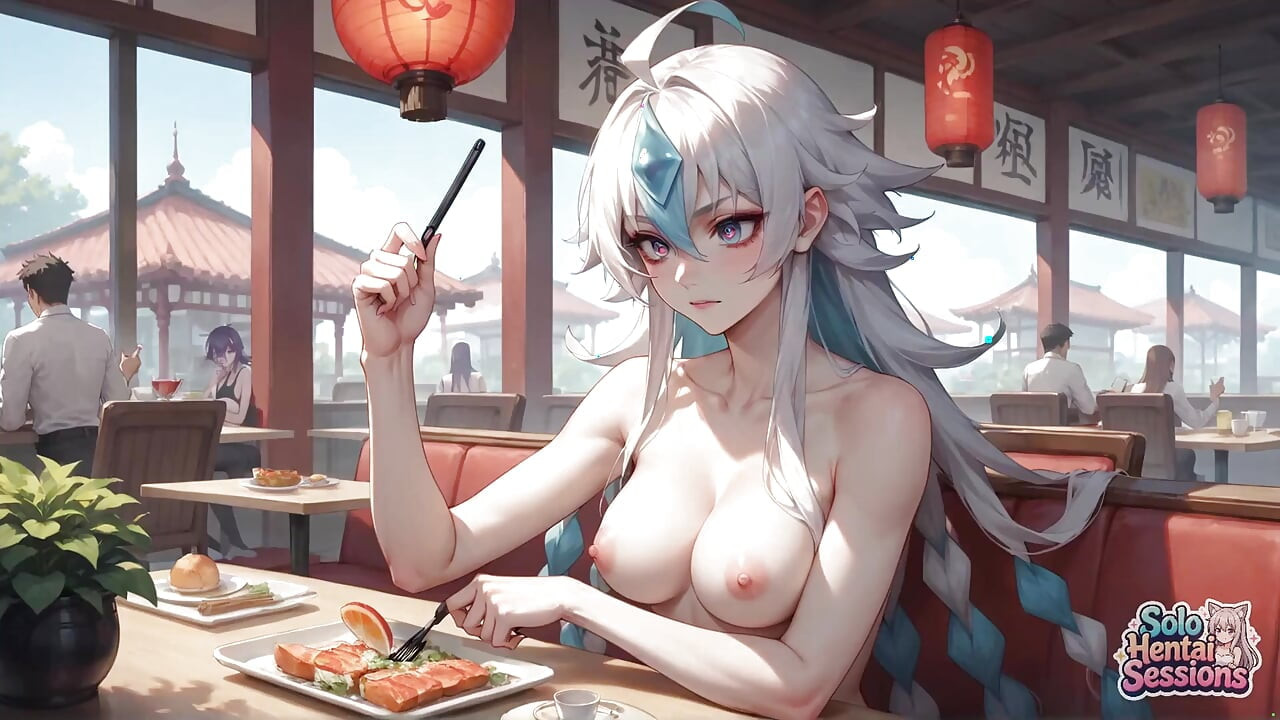 Sunlit Sip && Secret Thoughts: Solo Elf's Caf Intimacy