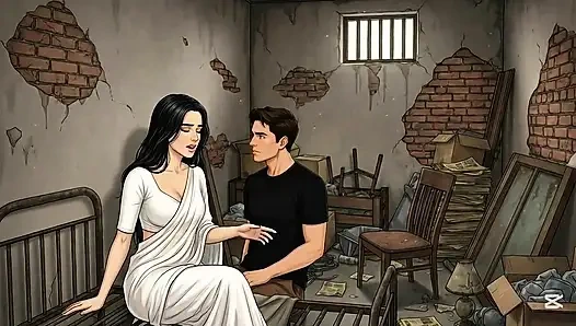 Çekici çift aşk sahnesi (yapay zeka oluşturulmuş)