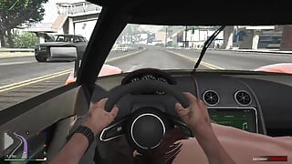 Trevor and Cheating wife Amanda's amazing blowjob while driving