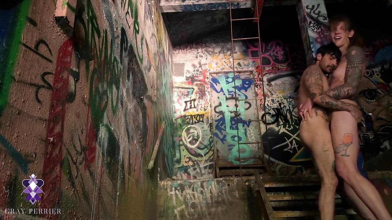 Trans Girl Caught Fucking a Trans Man in an Abandoned Building