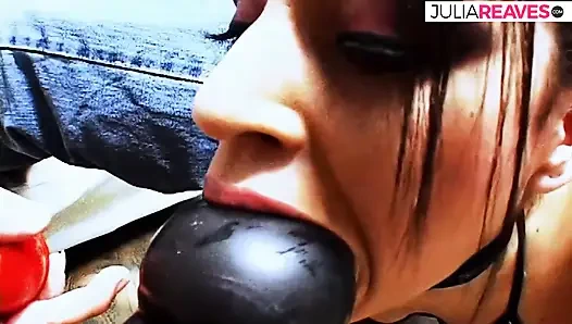 I love having two cocks opening my mouth